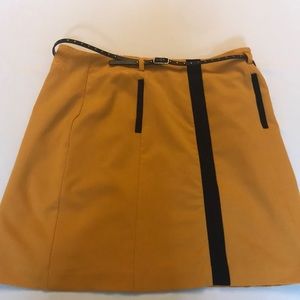 Orange Worthington Midi Skirt